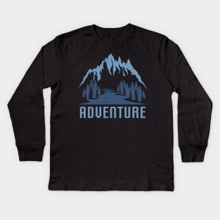 Mountain Adventure Kids Long Sleeve T-Shirt